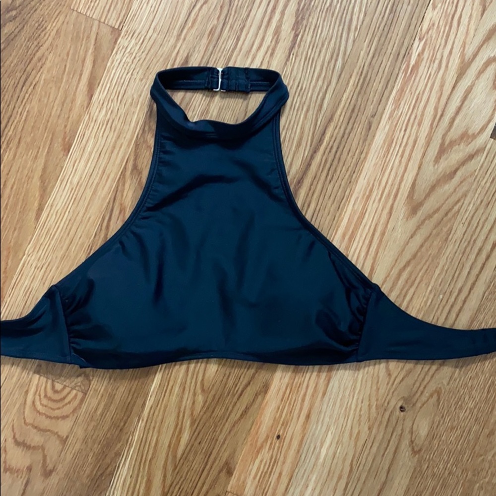 black bikini top
